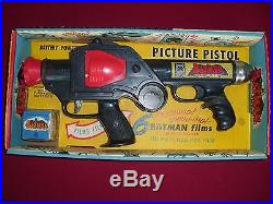 Batman Picture Pistol Gun Made By Marx In 1966 Excellent Condition Unused