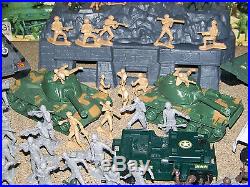 Battle Ground Action Play Set Plus Extras Marx Toys 1990's