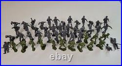 Battle of Navarone WWII Marx Playset with Playmat, Accessories, & 50 Soldiers READ