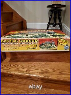 Battleground Action Playset With Flying F-18 by MARX Item No. 4113 USA NEW