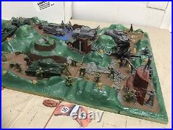 Battleground Terrain Playset 1966 Reproduced by MARX, and MPC are extras