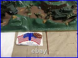 Battleground Terrain Playset 1966 Reproduced by MARX, and MPC are extras