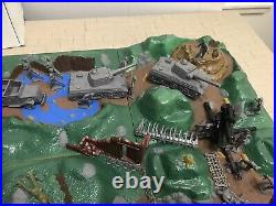Battleground Terrain Playset 1966 Reproduced by MARX, and MPC are extras