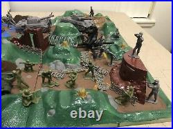 Battleground Terrain Playset 1966 Reproduced by MARX, and MPC are extras