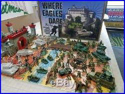 Battleground Where Eagles Dare 225 Pc Playset Genuine Marx Contents Custom Box