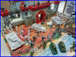 Battleground Where Eagles Dare 225 Pc Playset Genuine Marx Contents Custom Box