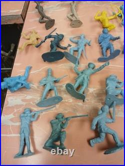 Big Lot Original & Reissues 1950s Marx Blue And Gray Civil War Toy Soldier READ