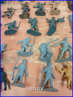 Big Lot Original & Reissues 1950s Marx Blue And Gray Civil War Toy Soldier READ