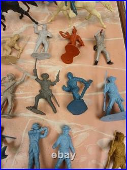 Big Lot Original & Reissues 1950s Marx Blue And Gray Civil War Toy Soldier READ