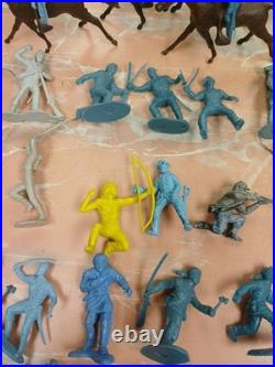 Big Lot Original & Reissues 1950s Marx Blue And Gray Civil War Toy Soldier READ