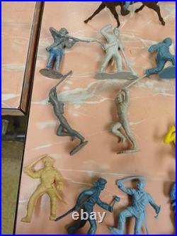 Big Lot Original & Reissues 1950s Marx Blue And Gray Civil War Toy Soldier READ