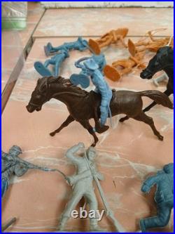 Big Lot Original & Reissues 1950s Marx Blue And Gray Civil War Toy Soldier READ