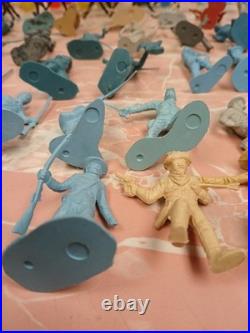 Big Lot Original & Reissues 1950s Marx Blue And Gray Civil War Toy Soldier READ