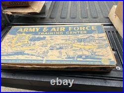 C1950's Marx Army & Airforce Training Center cardboard Box Box ONLY