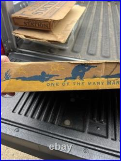 C1950's Marx Army & Airforce Training Center cardboard Box Box ONLY