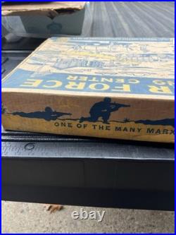 C1950's Marx Army & Airforce Training Center cardboard Box Box ONLY