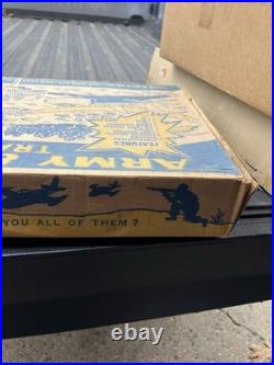 C1950's Marx Army & Airforce Training Center cardboard Box Box ONLY