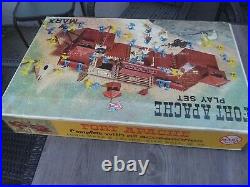COMPLETE! & WithBOX & DIRECTIONS ORIGINAL1964 MARX Fort Apache Playset 3681
