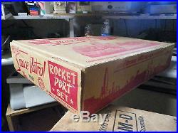Cool Vintage Marx Official Space Patrol Rocket Port Set Toy Box