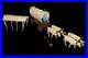 CTS Conestoga Wagon with4 Ox & Driver plastic toy soldier Marx playset
