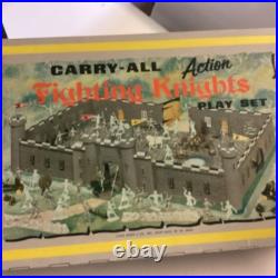 Carry All Action Fighting Nights Marx Fort Nite Vintage Tin Metal Play Set