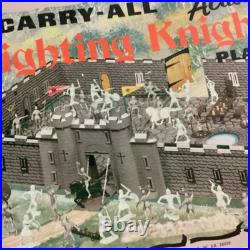 Carry All Action Fighting Nights Marx Fort Nite Vintage Tin Metal Play Set