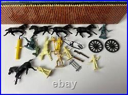 Carry All Fort Apache Playset Vintage 1968 Marx Toys with Metal Case (C1)