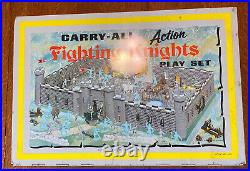 Cary-all action fighting knights playset 1968 louis Marx Co Style 4635