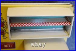 Circa 1950's Louis Marx Tin Litho Modern Kitchen Pretty Maid Play Set W Orig Box