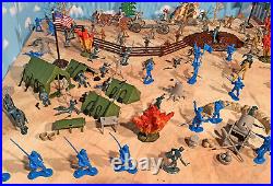 Civil War Playset #3 Marx Replica 1960s Civil War Playset 54mm toy soldiers