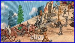 Civil War Playset #3 Marx Replica 1960s Civil War Playset 54mm toy soldiers