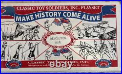 Classic Toy Soldiers Revolution War Used, Box With Bags Figures, Marx CTS Open Box