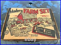 Classic Vintage Marx Modern Farm Set c1960 vintage original box partial set