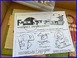 Classic Vintage Marx Modern Farm Set c1960 vintage original box partial set