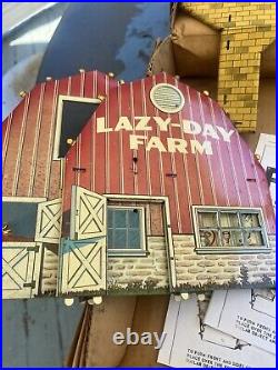 Classic Vintage Marx Modern Farm Set c1960 vintage original box partial set B