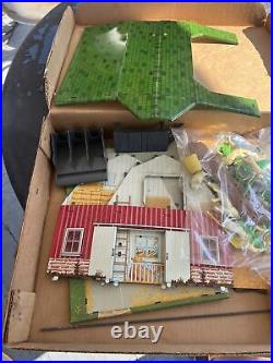 Classic Vintage Marx Modern Farm Set c1960 vintage original box partial set'C