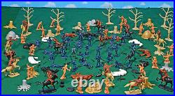 Custer's Last Stand Playset 54mm Plastic Soldiers
