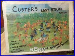 Custers last stand home made Playset with MARX WOW Figures