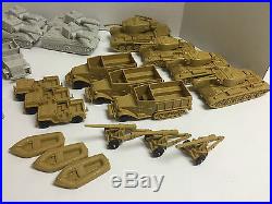 Desert Fox Play Set By Marx in Box-Instructions, Soldiers, Vehicles, Accessories