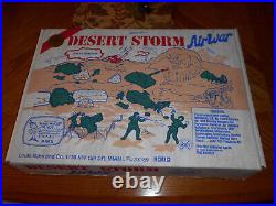 Desert Storm Air War by MARX Toys over 125 pcs Play Set #4791 Inter- With Cards
