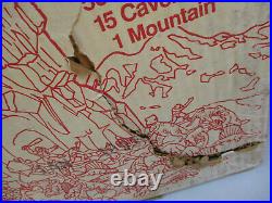 Dinosaur Mountain Vintage Playset Timmee Marx Recast Dinosaurs Cavemen 1990s