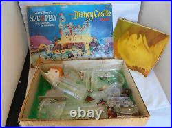 Disney See & Play Castle with 33 Disneykins & Accessories by Marx Vintage 1960s