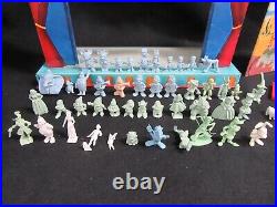 Disney Television Playhouse Tin Theater 66 Figures & Props Marx 1953 Incomplete