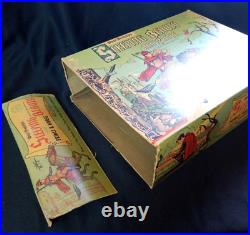 Disney's Sleeping Beauty & Prince Charming Complete with Horse & Box Marx 1959