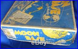 Estate Vintage Marx Operation Moon Base Playset Rare Lunar Moon Alien Rocket Box