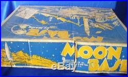 Estate Vintage Marx Operation Moon Base Playset Rare Lunar Moon Alien Rocket Box