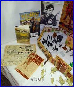 Ex Disney 1955 Davy Crockett At The Alamo Marx Boxed Play Set #3544+extras