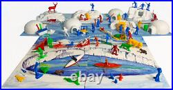 Expanded Marx Recast Arctic Playset 54mm Plastic Toy Soldiers made in 1996