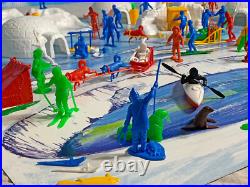 Expanded Marx Recast Arctic Playset 54mm Plastic Toy Soldiers made in 1996