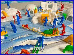 Expanded Marx Recast Arctic Playset 54mm Plastic Toy Soldiers made in 1996